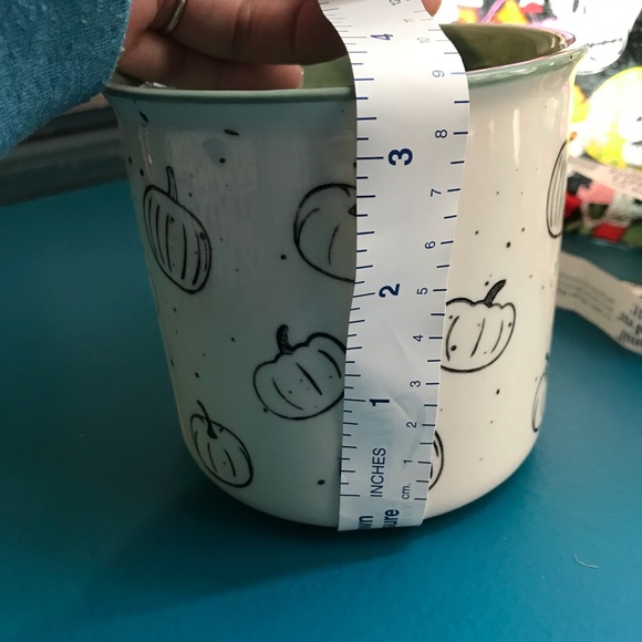 NEW! Extra wide Halloween pumpkin Meritage mug - Picture 5 of 8